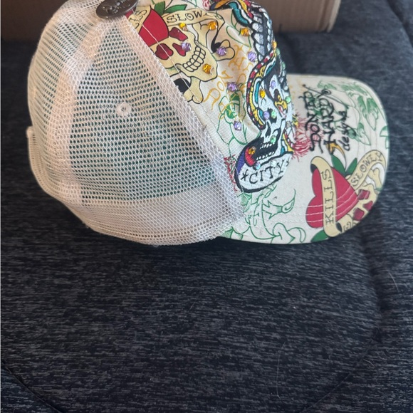Ed Hardy Multicolor Graphic Hat - Picture 3 of 5